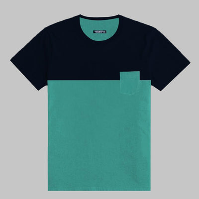Contrast Fashion Combo Tee Shirt