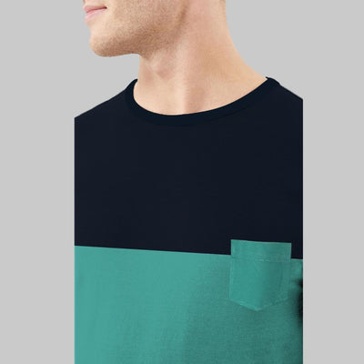 Contrast Fashion Combo Tee Shirt
