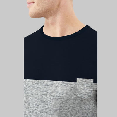 Contrast Fashion Combo Tee Shirt