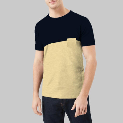 Contrast Fashion Combo Tee Shirt