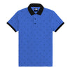 All Over Printed Unique Collar Polo Shirt