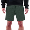 Textured Green Two Quarter Summer Shorts