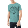 Exclusive Printed Sea Green Tee Shirt
