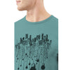 Exclusive Printed Sea Green Tee Shirt