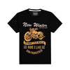 Boy's Motor Bike Printed Black Tee Shirt