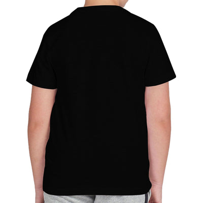 Boy's Motor Bike Printed Black Tee Shirt