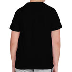 Boy's "AR-BIGS" Printed Black Tee Shirt