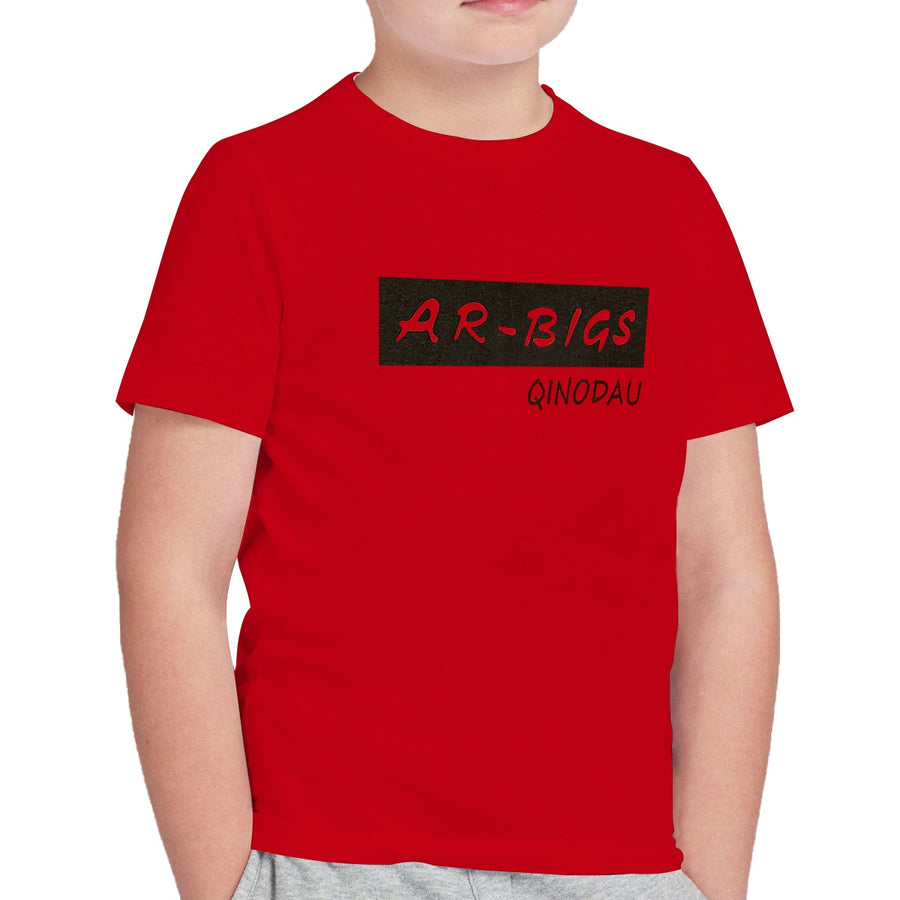 BOY'S "AR-BIGS" PRINTED RED TEE SHIRT