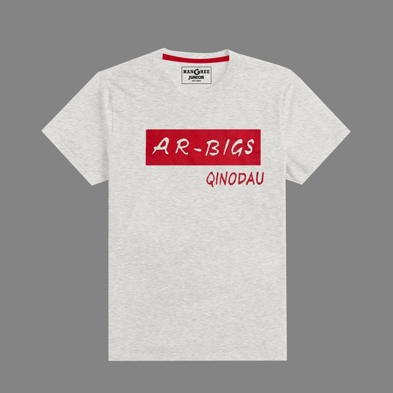 BOY'S "AR-BIGS" PRINTED HYDER GREY TEE SHIRT