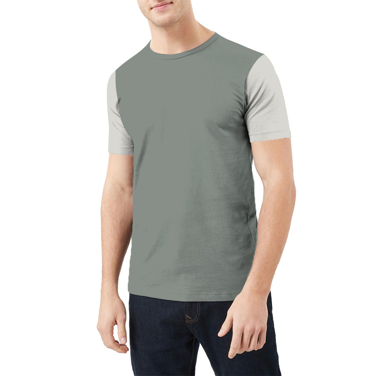 Branded Contrast Sleeves Exclusive Tee Shirt
