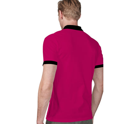 Horse Signature Contrast Collar Polo Shirt