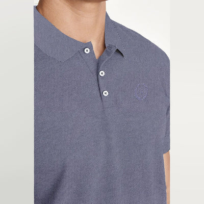 HG EXCLUSIVE SELF PATTERN EMB. POLO SHIRT