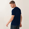 HG SIGNATURE NAVY ROUND NECK TEE SHIRT