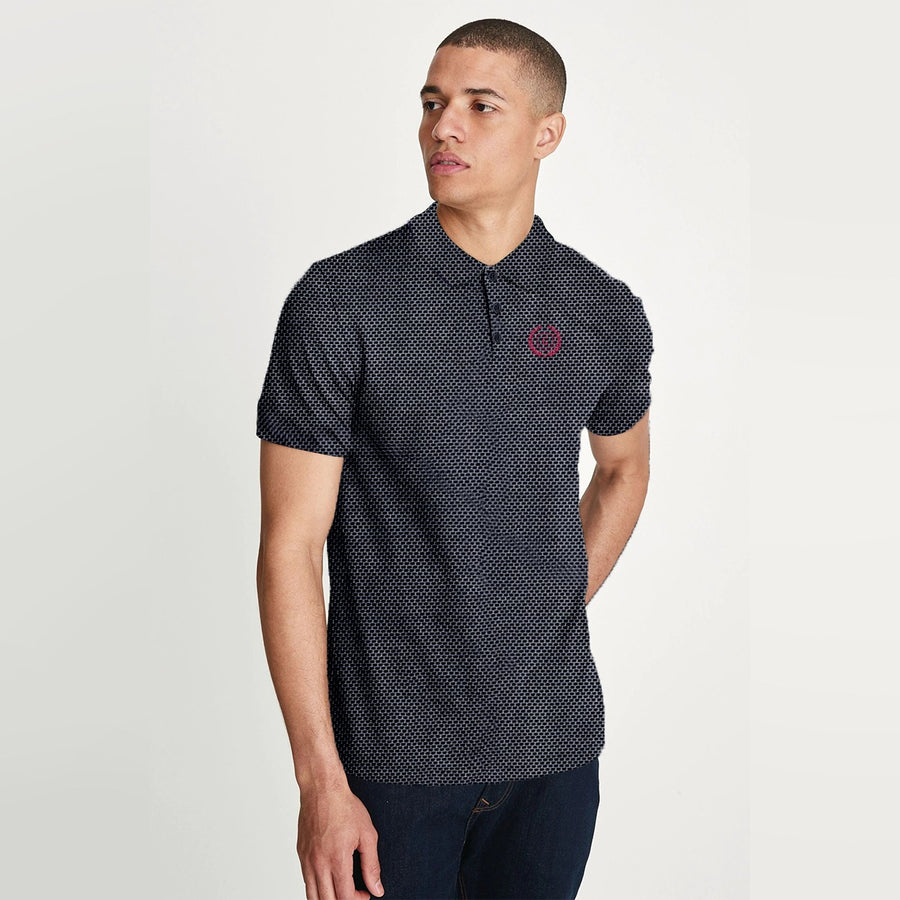 HG Exclusive Self Pattern Emb. Polo Shirt