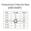 Unique Gray Boy's Fashion Tee