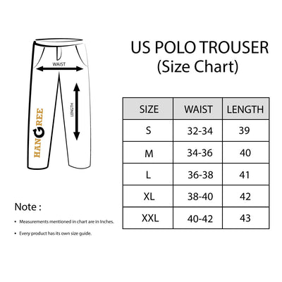 US PLO Charcol Black Trouser