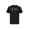 MERCEDZ PRINTED BLACK T SHIRT