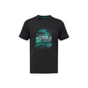 MERCEDZ #TEAMLH PRINTED BLACK T SHIRT