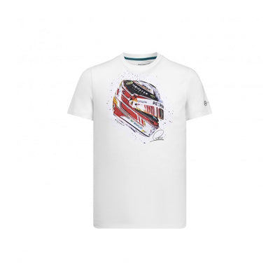 MERCEDZ WHITE PRINTED T-SHIRT
